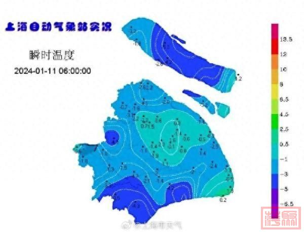 上海今晨最低零下6℃冷到结霜，马上直线冲击18℃！今起三天空气轻度污染，注意防护-1.jpg